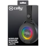 Bluetooth-luidsprekers Celly LIGHTBEATBK Zwart