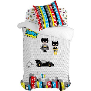 Dekbedovertrek set HappyFriday Mr Fox Bat Multicolour Bed van 80 2 Onderdelen