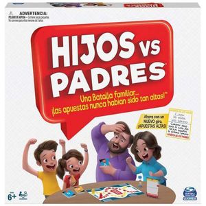 Bordspel Spin Master Hijos vs Padres 206 Onderdelen 26,99 x 26,99 x 5,4 cm