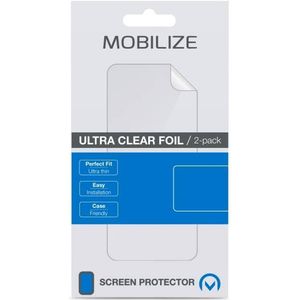 Mobilize Universal Clear 2-pack Screen Protector for Smartphones 9.2x16.5cm