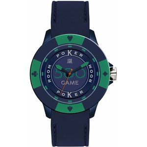 Horloge Uniseks Light Time POKER (Ø 41 mm)