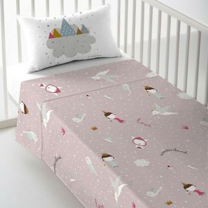 Set beddengoed voor kinderbed Haciendo el Indio Wonderland Pink Afmetingen 60 cm kinderbed (100 x 130 cm)