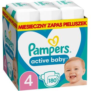 Pampers Active Baby Monthly Pack Jongen/meisje 4 180 stuk(s)