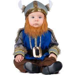 Kostuums voor Baby's My Other Me Viking Man Blauw Bruin Maat 7-12 Maanden