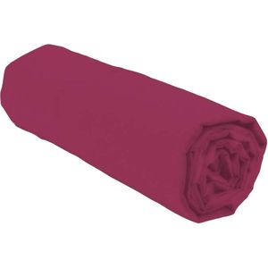 Verstelbaar onderlaken Lovely Home LH71609 Fuchsia 140 x 190 + 35 cm