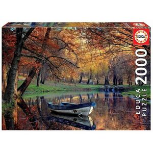 Puzzel Educa Boat on the Lake 2000 pcs