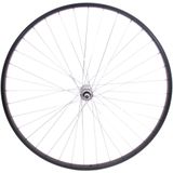 Voorwiel 28" / 622*21C aluminium naaf en velg - zwart