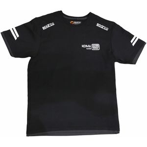 Uniseks T-Shirt met Korte Mouwen Sparco Koma Tools 02416nrgs Maat S