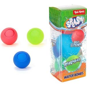 Splash Waterballon Herbruikbaar en zelfsluitend 3 Stuks