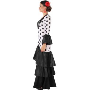 Kostuums voor Volwassenen Zwart Flamenco danser XXL
