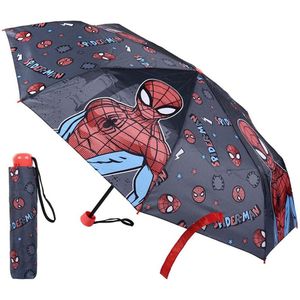 Opvouwbare Paraplu Spiderman Grijs (Ø 92 cm)