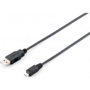 Kabel USB naar micro-USB Equip 128523 Zwart 1,8 m