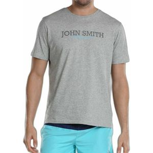 Heren-T-Shirt met Korte Mouwen John Smith Efebo Grijs Maat M