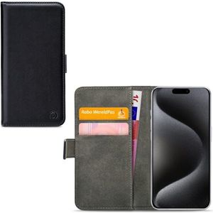 Mobilize Classic Gelly Wallet Book Case Apple iPhone 15 Pro Black