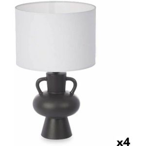 Bureaulamp Vaas 40 W Zwart Keramisch 24 x 39,7 x 24 cm (4 Stuks)