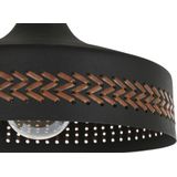 Plafondlamp DKD Home Decor Bruin Zwart Crème Metaal 50 W 35 x 35 x 20 cm (2 Stuks)