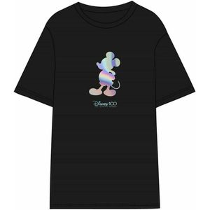 Heren-T-Shirt met Korte Mouwen Disney Zwart Maat S