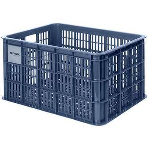 Gerecyclede fietskrat Basil Crate L 40.0 liter 39 x 49 x 26 cm - bluestone