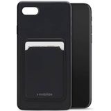 Mobilize Rubber Gelly Card Case Apple iPhone 6/6S/7/8/SE (2020/2022) Matt Black