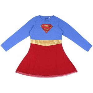Jurk Superman Blauw Rood Maat 10 Jaar