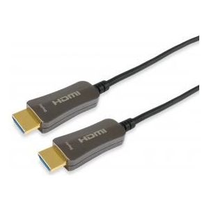 Equip 119430 HDMI 2.0 Active Optical Cable, HDMI Type A -> HDMI Type A 3D, 18 Gbit/s, 30m, Black