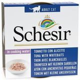 SCHESIR in cooking water Tuna with whitebait - nat kattenvoer - 85 g