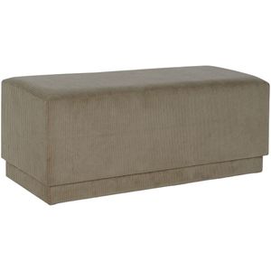 Kruk DKD Home Decor Bruin Polyester Hout MDF 100 x 40 x 40 cm