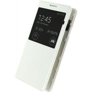 Mobilize S-View Leather Cover Samsung Galaxy Alpha White