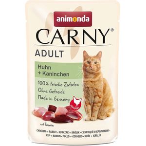 ANIMONDA Carny Adult Chicken and rabbit - nat kattenvoer - 85g