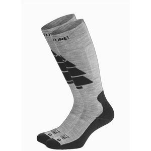 Sportsokken Picture  Wooling Ski Zwart/Gris Donker grijs Schoenmaat 40-43