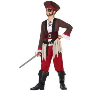 Kostuums voor Kinderen Multicolour Piraten (4 Onderdelen) Maat 5-6 Jaar