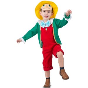 Kostuums voor Volwassenen My Other Me Pinocchio Rood Groen Maat 3-4 Jaar