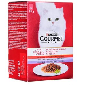 Kattenvoer Purina Gourmet Kalfsvlees Lam 6 x 50 g