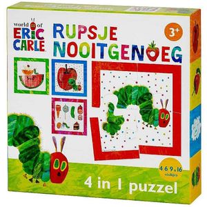 Rupsje Nooitgenoeg 4in1 Puzzel (4-16 Stukjes)