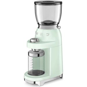 SMEG CGF01PGEU - Elektrische koffiemolen - Watergroen - 30 maalstanden