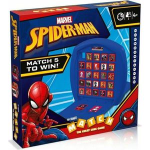 Marvel Spiderman Top Trumps Match - Familiespel | Leeftijd 4+ | 2 spelers | Inclusief 25 dobbelstenen en 15 karakterkaarten