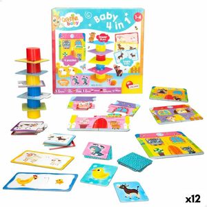 Puzzel Lisciani Carotina Baby Boerderij 4-in-1 16 x 1 x 16,5 cm (12 Stuks)