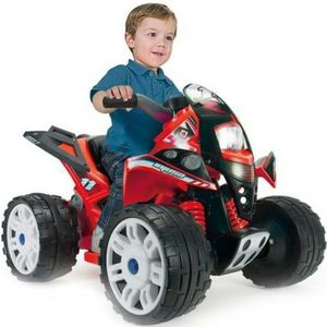 Injusa The Beast Elektrische Kinderquad 12v Rood/Zwart