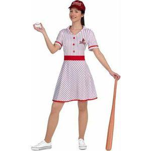 Kostuums voor Volwassenen My Other Me  Baseball Vintage Rood Maat L