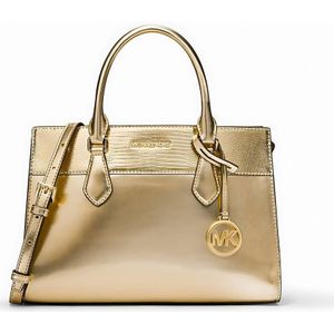 Handtas Dames Michael Kors Sheila Gouden 29 x 20 x 11 cm