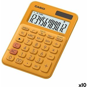 Rekenmachine Casio MS-20UC 2,3 x 10,5 x 14,95 cm Oranje (10 Stuks)