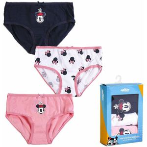 Pakket met onderbroeken voor meisjes Minnie Mouse 3 Stuks Multicolour Maat 6-8 jaar