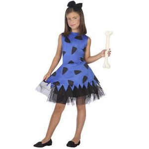 Kostuums voor Kinderen Grotbewoner Blauw (2 Pcs) Maat 5-6 Jaar