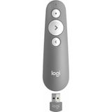 Logitech R500 Draadloze presenter Bluetooth/RF Grijs