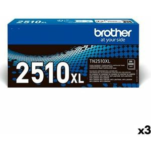 Originele Toner Brother HLL2400DW HLL2445DW DCPL2620DW DCPL2627DWXL DCPL26 Zwart (3 Stuks)