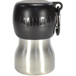 KONG H2O DRINKFLES RVS ZWART