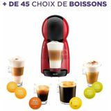 KRUPS Nescafé Dolce Gusto Koffiezetapparaat + 60 lungo koffiecapsules, Multidrink koffiezetapparaat, 15 repen, Piccolo XS YY5129FD