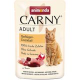 ANIMONDA Carny Adult Poultry cocktail - nat kattenvoer - 85g