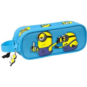 Schoolpennenzak Minions Minionstatic Blauw (21 x 8 x 6 cm)