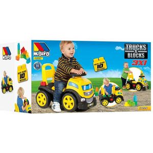 Driewieler Moltó Trucks and blocks 89 cm